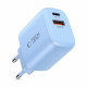 Mėlynas 1xUSB-A + 1xUSB-C PD30W/QC3.0 pakrovėjas "Tech-Protect NCA30 2-Port"
