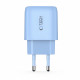Mėlynas 1xUSB-A + 1xUSB-C PD30W/QC3.0 pakrovėjas "Tech-Protect NCA30 2-Port"
