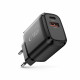 Juodas 1xUSB-A + 1xUSB-C PD 20W / QC3.0 pakrovėjas "Tech-Protect NCA20 2-Port"