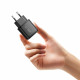 Juodas 1xUSB-A + 1xUSB-C PD 20W / QC3.0 pakrovėjas "Tech-Protect NCA20 2-Port"