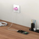 Rožinis 1xUSB-A + 1xUSB-C PD 20W / QC3.0 pakrovėjas "Tech-Protect NCA20 2-Port"