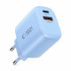 Mėlynas 1xUSB-A + 1xUSB-C PD 20W / QC3.0 pakrovėjas "Tech-Protect NCA20 2-Port"