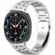 Sidabrinės spalvos apyrankė Samsung Galaxy Watch 8 / 9 / Classic (40 / 44 / 46 mm) laikrodžiui "Tech-Protect Stainless"