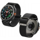Juoda apyrankė Samsung Galaxy Watch 8 / Classic (40 / 44 / 46 mm) laikrodžiui "Spigen Fit Lite"