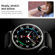 Juoda apyrankė Samsung Galaxy Watch 8 / Classic (40 / 44 / 46 mm) laikrodžiui "Spigen Fit Lite"