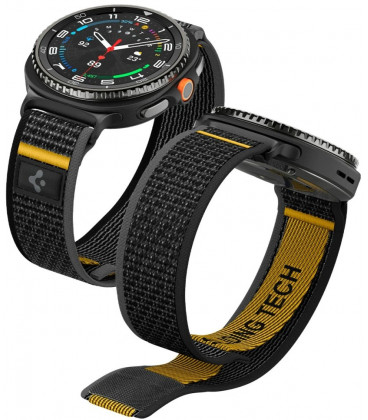Juoda apyrankė Samsung Galaxy Watch 8 / 9 / Classic (40 / 44 / 46 mm) laikrodžiui "Spigen Athlex Air"