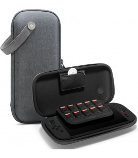 Pilkas dėklas Nintendo Switch 2 žaidimų kompiuteriui "Spigen Klasden Pouch"
