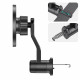 Juodas automobilinis telefono laikiklis "Tech-Protect N56 Magnetic Magsafe Rotable Vent"