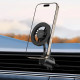 Juodas automobilinis telefono laikiklis "Tech-Protect N56 Magnetic Magsafe Rotable Vent"