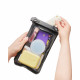 Juodas vandeniui atsparus dėklas "Spigen A603 Universal Waterproof Case"