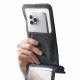 Juodas vandeniui atsparus dėklas "Spigen A603 Universal Waterproof Case"