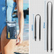 Juodas vandeniui atsparus dėklas "Spigen A603 Universal Waterproof Case"