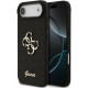 Juodas dėklas Apple iPhone 17 Air telefonui "Guess PU Fixed Glitter 4G Metal Logo Case"