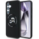 Juodas dėklas Samsung Galaxy S25 Plus telefonui "Karl Lagerfeld Liquid Silicone K&CH Heads MagSafe Case"