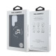 Juodas dėklas Samsung Galaxy S25 Ultra telefonui "Karl Lagerfeld Liquid Silicone K&CH Heads MagSafe Case"