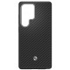 Juodas dėklas Samsung Galaxy S25 Ultra telefonui "GP-FPS938PGA Samsung by Spigen Enzo Aramid Magnetic Cover"
