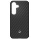 Juodas dėklas Samsung Galaxy S25 telefonui "GP-FPS931PGA Samsung by Spigen Enzo Aramid Magnetic Cover"
