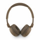 Rudos belaidės ausinės "Guess Script Metal Logo Wireless Headphone"
