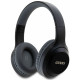 Juodos belaidės ausinės "Guess Classic Silver Logo Wireless Headphone"