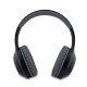 Juodos belaidės ausinės "Guess Classic Silver Logo Wireless Headphone"