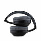 Juodos belaidės ausinės "Guess Classic Silver Logo Wireless Headphone"