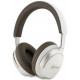 Smėlio spalvos belaidės ausinės "Guess PU Leather Script Logo ANC/ENC Wireless Headphone"