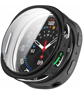 Juodas dėklas Samsung Galaxy Watch 8 (40mm) laikrodžiui "Tech-Protect Defense"