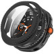 Juodas dėklas Samsung Galaxy Watch 8 Classic (46mm) laikrodžiui "Tech-Protect Defense"