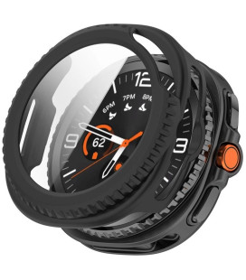 Juodas dėklas Samsung Galaxy Watch 8 Classic (46mm) laikrodžiui "Tech-Protect Defense"