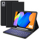 Juodas atverčiamas dėklas + klaviatūra Lenovo Idea Tab 11.0 TB-336 planšetei "Tech-Protect SC + Keyboard"