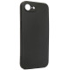Juodas dėklas Apple iPhone 16E / 17E telefonui "Liquid Silicone 1.5mm"