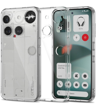 Skaidrus dėklas Nothing Phone 3 telefonui "Tech-Protect Flexair Hybrid"