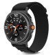 Juoda apyrankė Samsung Galaxy Watch 8 / Classic (40 / 44 / 46 mm) "Tech-Protect Nylon Pro"