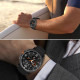 Juoda apyrankė Samsung Galaxy Watch 8 / Classic (40 / 44 / 46 mm) "Tech-Protect Nylon Pro"