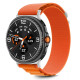 Oranžinė apyrankė Samsung Galaxy Watch 8 / 9 / Classic (40 / 44 / 46 mm) "Tech-Protect Nylon Pro"