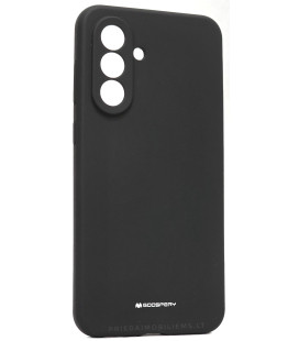 Juodas dėklas Samsung Galaxy A56 5G telefonui "Mercury Silicone Case"
