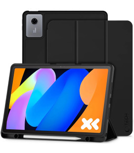 Juodas atverčiamas dėklas Lenovo Idea Tab 11.0 TB-336 planšetei "Tech-Protect SC"