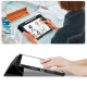 Juodas atverčiamas dėklas Lenovo Idea Tab 11.0 TB-336 planšetei "Tech-Protect SC"