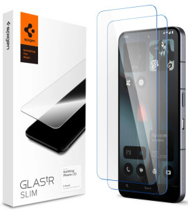Apsauginis grūdintas stiklas Nothing Phone 3 telefonui "Spigen Glas.TR Slim 2-Pack"