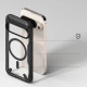 Juodas / skaidrus dėklas Google Pixel 10 / 10 Pro telefonui "Ringke Fusion X Magnetic Magsafe"