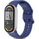 Mėlyna apyrankė Xiaomi Smart Band 8 / 9 / 10 / NFC laikrodžiui "Tech-Protect Silicone Sport"