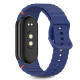 Mėlyna apyrankė Xiaomi Smart Band 8 / 9 / 10 / NFC laikrodžiui "Tech-Protect Silicone Sport"