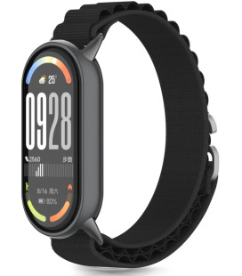 Juoda apyrankė Xiaomi Smart Band 8 / 9 / 10 / NFC laikrodžiui "Tech-Protect Nylon Pro"