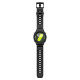 Matinis juodas dėklas - apyrankė Samsung Galaxy Watch 8 / 9 (44mm) laikrodžiui "Spigen Rugged Armor PRO"