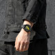Matinis juodas dėklas - apyrankė Samsung Galaxy Watch 8 (44mm) laikrodžiui "Spigen Rugged Armor PRO"
