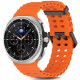 Oranžinė apyrankė Samsung Galaxy Watch 8 / Classic (40 / 44 / 46 mm) laikrodžiui "Tech-Protect Iconband Pro"