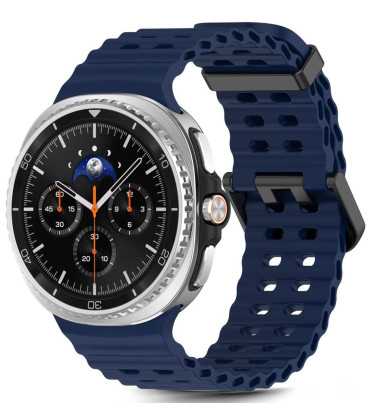 Mėlyna apyrankė Samsung Galaxy Watch 8 / Classic (40 / 44 / 46 mm) laikrodžiui "Tech-Protect Iconband Pro"