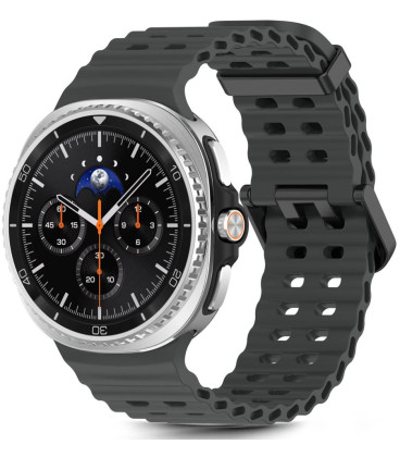 Juoda apyrankė Samsung Galaxy Watch 8 / Classic (40 / 44 / 46 mm) laikrodžiui "Tech-Protect Iconband Pro"