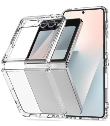 Skaidrus dėklas Samsung Galaxy Z Flip 6 / 7 FE telefonui "Tech-Protect Flexair Hybrid"