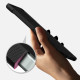Juodas dėklas Samsung Galaxy Z Flip 7 telefonui "Ringke Onyx"